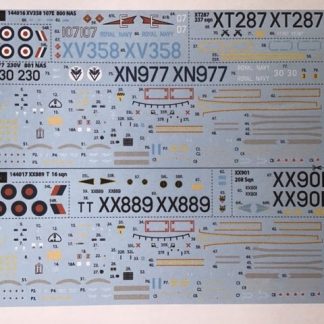 Blackburn Buccaneer S.Mk.2 Combined Decal Sheet