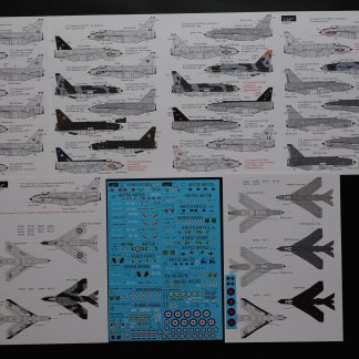 English Electric Lightning F.2A/F.6/F53 Decal Sheet