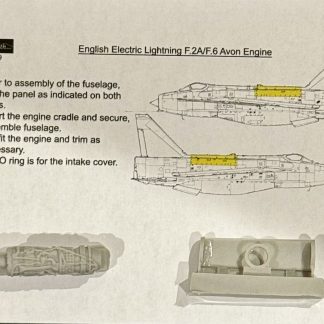 English Electric Lightning F.2A/F.6 Avon Engine