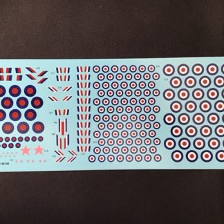 Assorted National Insignia Decal Sheet